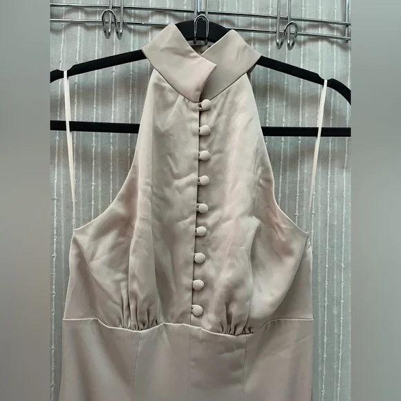 🔆C/MEO Collective Blush Satin Dress(light pink) - Picture 9 of 14